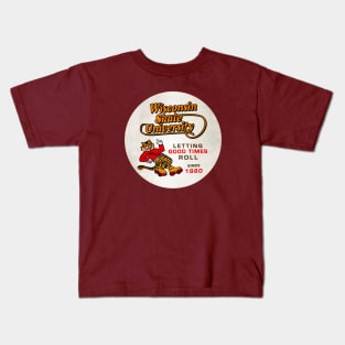 Skate University • Let the Good Times Roll • Milwaukee, Wisconsin Kids T-Shirt